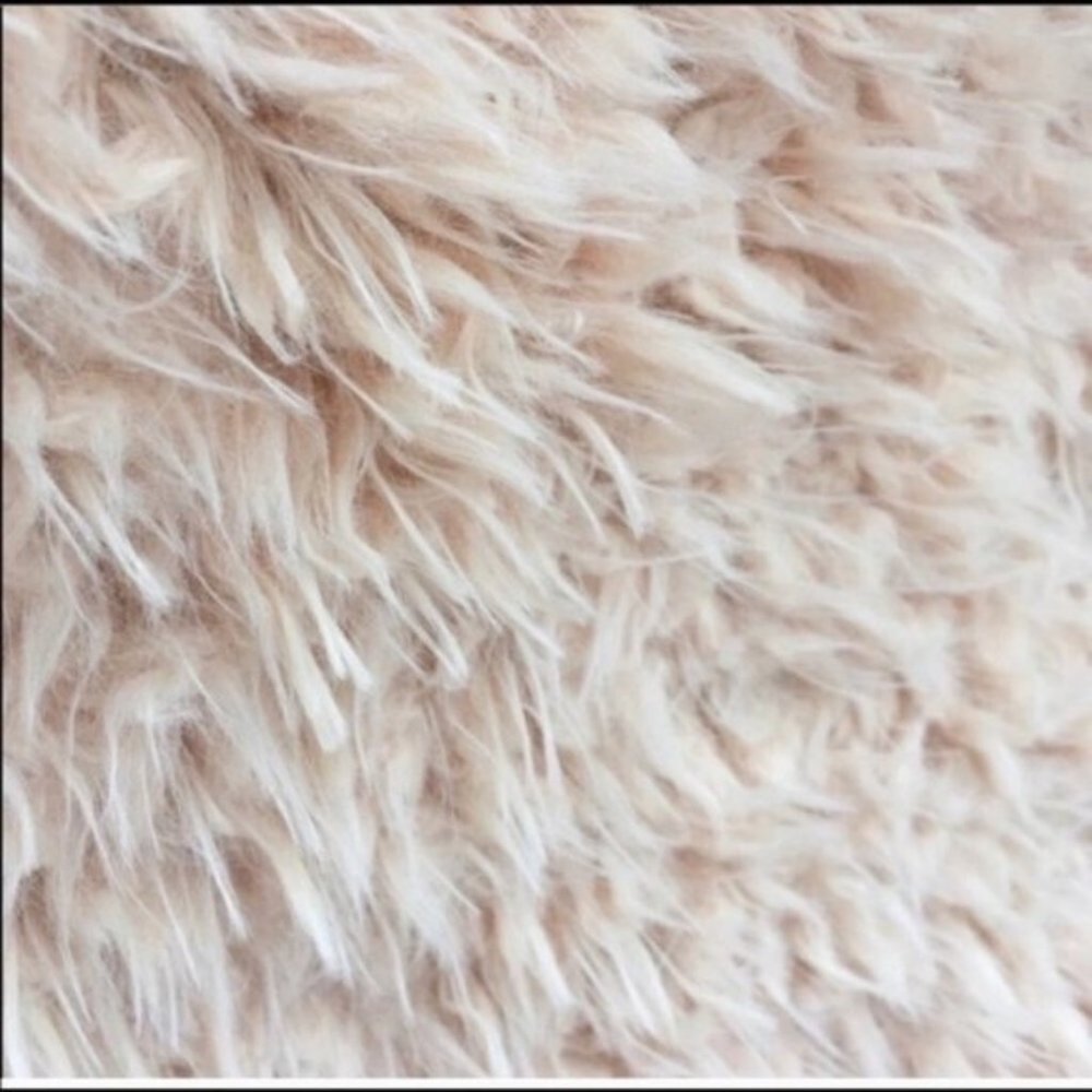 CLEARANCE! Sherpa Teddy Bear Coat Blush Pink - Picture 4 of 6